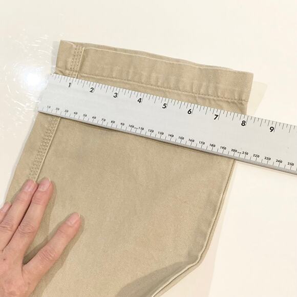 XLARGE Pants Men W32, Beige,Logo-Print,Zip,Pocket,Cotton100% - Picture 12 of 16